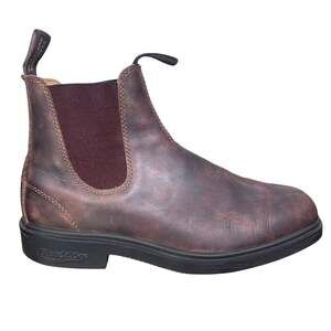 Blundstone Classic Rustic Brown Leather Chelsea Boots Size 9.5 US 10.5